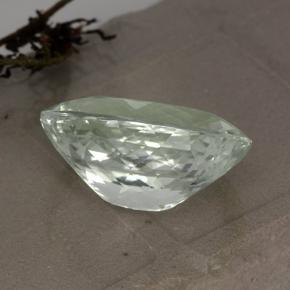 Hiddenite Gemstone in 22.9 x 16 mm Size for Sale, Hiddenite Stone in Very Light Green Color