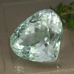 53.16 ct Green Hiddenite Stone, Natural Hiddenite in Pear Facet Shape for Sale
