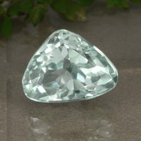 6.00 ct Green Hiddenite Gemstone, Hiddenite Gem in Pear Facet Shape for Sale.