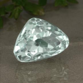 6.00 ct Green Hiddenite Stone, Natural Hiddenite in Pear Facet Shape for Sale