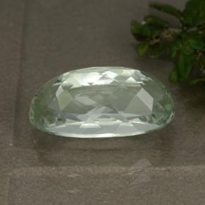 Hiddenite Gemstone in 13.2 x 7 mm Size for Sale, Hiddenite Stone in Light Greenish White Color