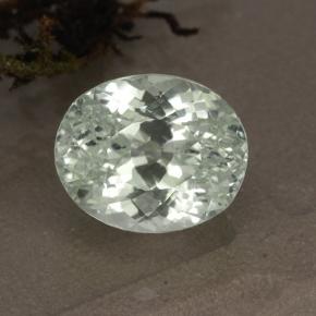6.2ct Oval Facet Light Green Hiddenite Gem for sale 6.2ct Oval Facet Light Green Hiddenite Gem (ID: 474811)