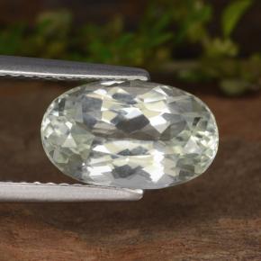 2.9ct Oval Facet Light Green Hiddenite Gem for sale 2.9ct Oval Facet Light Green Hiddenite Gem (ID: 475052)