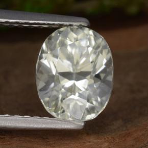 2.60 ct Green Hiddenite Stone, Natural Hiddenite in Oval Facet Shape for Sale