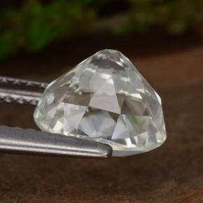 Hiddenite Gemstone in 8.6 x 6.8 mm Size for Sale, Hiddenite Stone in Light Green Color