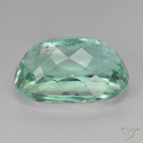 Hiddenite Gemstone in 19.6 x 12.9 mm Size for Sale, Hiddenite Stone in Bluish Green Color