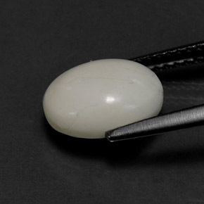 Howlite Gemstone in 10 x 8 mm (calibrated) Size for Sale, Howlite Stone in Greyish White Color