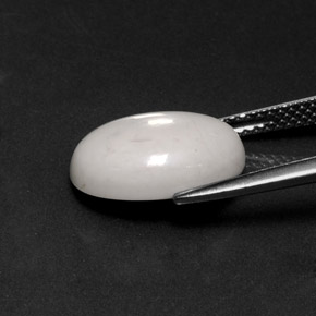Howlite Gemstone in 14 x 10 mm (calibrated) Size for Sale, Howlite Stone in Greyish White Color