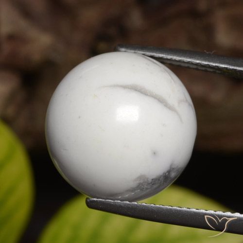 14,5mm Howlite bianco taglio sfera dagli Stati Uniti, peso di 23,54 ct, pietra preziosa naturale non trattati in purezza Opaque, 1 pezzo Howlite Sfera forata - Colore: Multicolore Bianco, durezza Mohs di 3 - 3,5 , Photo A
