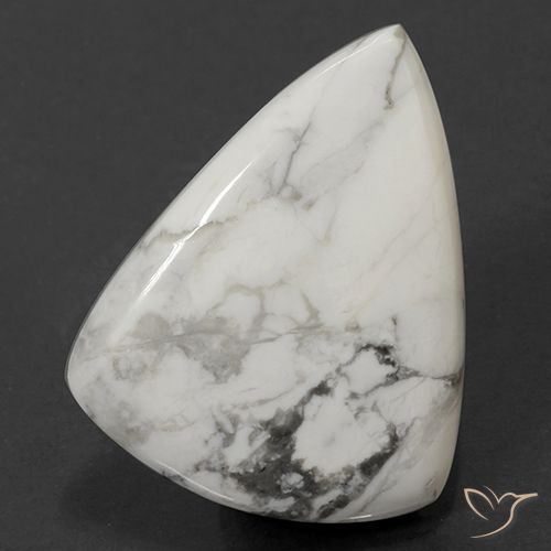71,74 ct poire Howlite, 40,8 x 31,7 mm des États-Unis, Photo A