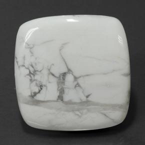 78.87 ct White Howlite Gemstone, Howlite Gem in Cushion Cabochon Shape for Sale.