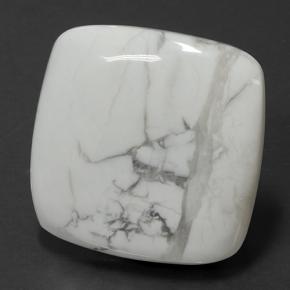 78.87 ct White Howlite Stone, Natural Howlite in Cushion Cabochon Shape for Sale