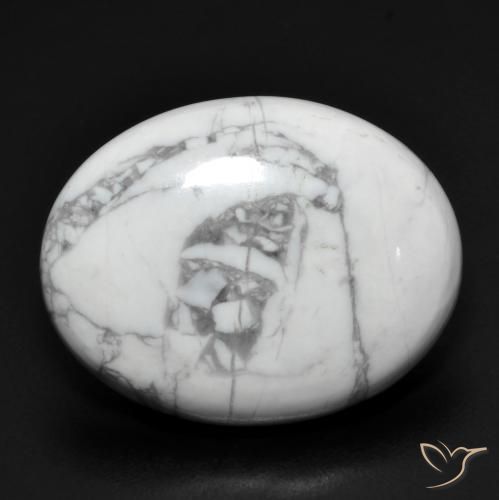 Howlita ovalada de 16,71 ct, 21,9 x 17,1 mm Procedente de Estados Unidos, Photo A