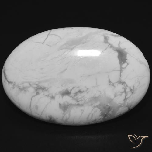 Howlita ovalada de 25,79 ct, 30,2 x 20 mm Procedente de Estados Unidos, Photo A