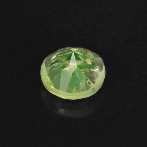 Hyalite Opal Gemstone in 4 mm (calibrated) Size for Sale, Hyalite Opal Stone in Light Green Color