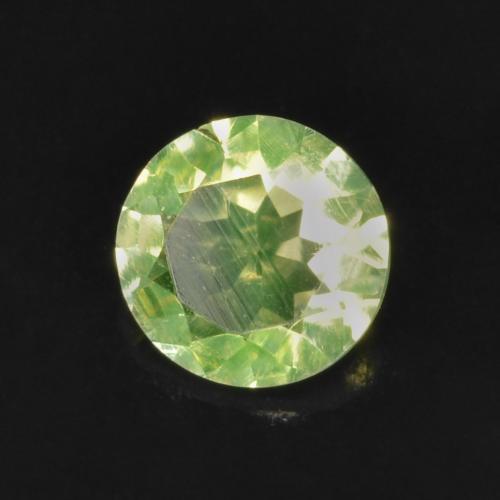 0.12 ct Green Hyalite Opal Stone, Natural Hyalite Opal in Round Facet Shape for Sale