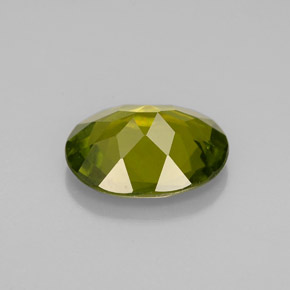 Idocrase Gemstone in 10 x 8 mm (calibrated) Size for Sale, Idocrase Stone in Olive Green Color