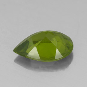 Idocrase Gemstone in 10 x 7 mm (calibrated) Size for Sale, Idocrase Stone in Olive Green Color