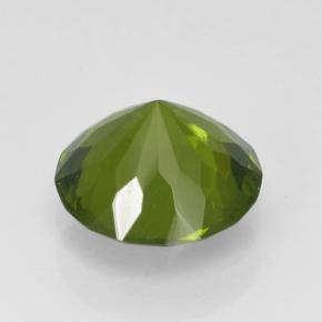 Idocrase Gemstone in 7.6 mm Size for Sale, Idocrase Stone in Forest Green Color