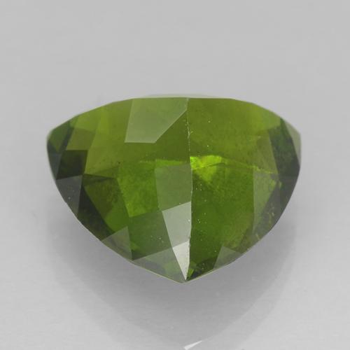Idocrase Gemstone in 10.7 x 10.5 mm Size for Sale, Idocrase Stone in Seaweed Green Color