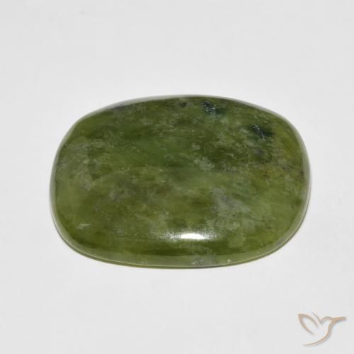 Idocrase Gemstone in 29 x 25.1 mm Size for Sale, Idocrase Stone in Earth Green Color