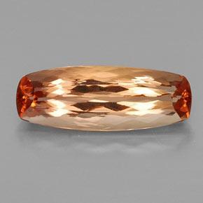 7.13 ct Orange Imperial Topaz Gemstone, Imperial Topaz Gem in Cushion-Cut Shape for Sale.