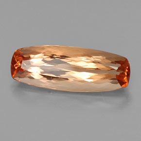 7.13 ct Orange Imperial Topaz Stone, Natural Imperial Topaz in Cushion-Cut Shape for Sale