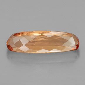 Imperial Topaz Gemstone in 19.3 x 7.2 mm Size for Sale, Imperial Topaz Stone in Medium Orange Color