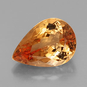 5 1 carat Pear 12 6x9 mm Imperial Topaz Gemstone