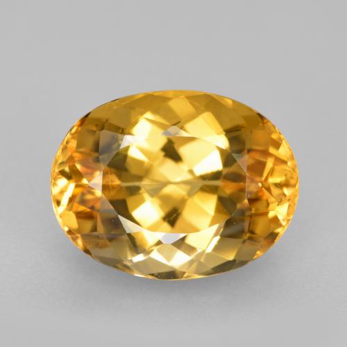 3.6ct Oval Facet Golden Imperial Topaz for sale thumb image of 3.6ct Oval Facet Golden Imperial Topaz (ID: 346566)