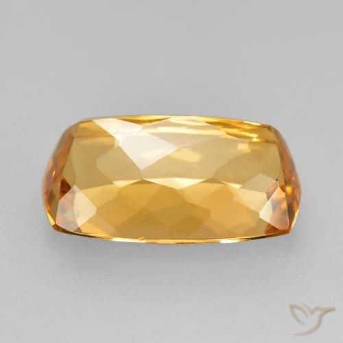 Imperial Topaz Gemstone in 12.2 x 7.6 mm Size for Sale, Imperial Topaz Stone in Bright Orange Color