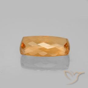 Imperial Topaz Gemstone in 15.2 x 8.5 mm Size for Sale, Imperial Topaz Stone in Medium Orange Color