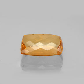 Imperial Topaz Gemstone in 12 x 8.5 mm Size for Sale, Imperial Topaz Stone in Golden Orange Color