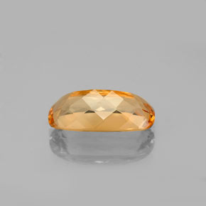 Imperial Topaz Gemstone in 12.8 x 6.8 mm Size for Sale, Imperial Topaz Stone in Golden Orange Color