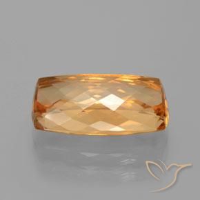 Imperial Topaz Gemstone in 13.7 x 8.3 mm Size for Sale, Imperial Topaz Stone in Intense Orange Color