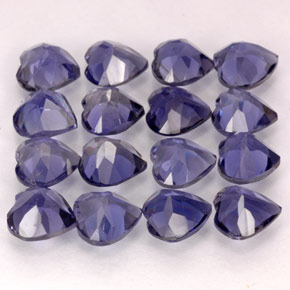 Iolite Gemstone in 4.9 x 4.7 mm Size for Sale, Iolite Stone in Violet Blue Color