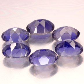 Iolite Gemstone in 7 x 5 mm (calibrated) Size for Sale, Iolite Stone in Violet Blue Color