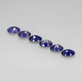 Iolite Gemstone in 7 x 5 mm (calibrated) Size for Sale, Iolite Stone in Violet Blue Color