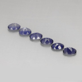 Iolite Gemstone in 7 x 5 mm (calibrated) Size for Sale, Iolite Stone in Violet Blue Color