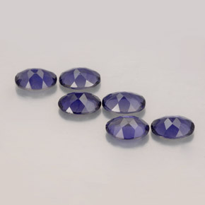 Iolite Gemstone in 7 x 5 mm (calibrated) Size for Sale, Iolite Stone in Violet Blue Color
