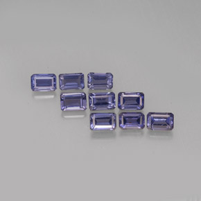 5.45 ct Blue Iolite Gemstone, Iolite Gem in Octagon Facet Shape for Sale.
