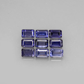 5.22 ct Blue Iolite Gemstone, Iolite Gem in Octagon Facet Shape for Sale.