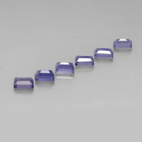 Iolite Gemstone in 6 x 4 mm (calibrated) Size for Sale, Iolite Stone in Violet Blue Color