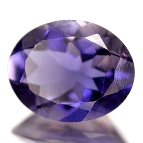 1.95 ct Blue Iolite Stone, Natural Iolite in Oval Facet Shape for Sale