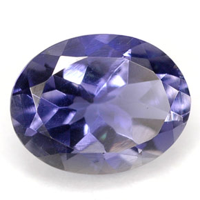1.39 ct Blue Iolite Stone, Natural Iolite in Oval Facet Shape for Sale