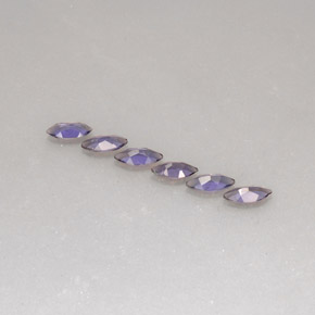 Iolite Gemstone in 6 x 3 mm (calibrated) Size for Sale, Iolite Stone in Violet Blue Color