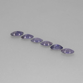 Iolite Gemstone in 6 x 3 mm (calibrated) Size for Sale, Iolite Stone in Violet Blue Color