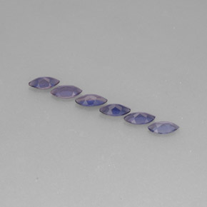 Iolite Gemstone in 6 x 3.1 mm Size for Sale, Iolite Stone in Violet Blue Color