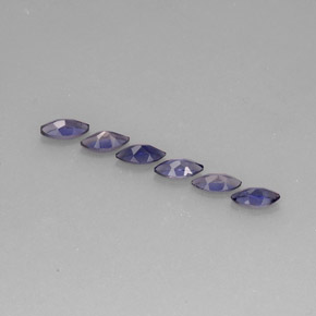 Iolite Gemstone in 5.7 x 2.9 mm Size for Sale, Iolite Stone in Violet Blue Color