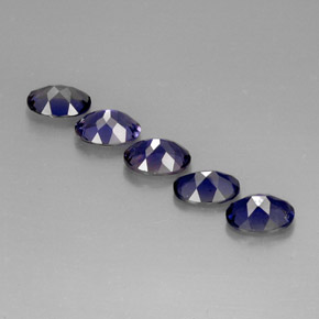 Iolite Gemstone in 7 x 5 mm (calibrated) Size for Sale, Iolite Stone in Violet Blue Color